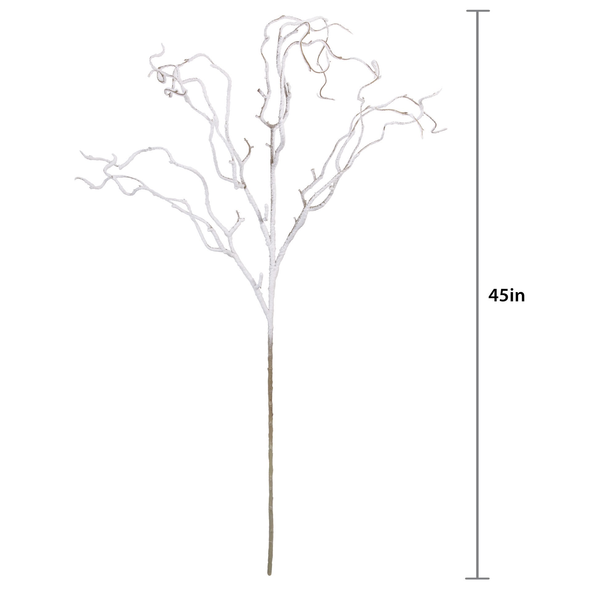 slide 2 of 3, 42" White Snowy Twig Stem By Ashland, 8 in x 12 in x 42 in