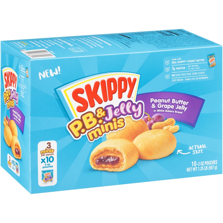 slide 7 of 8, Skippy Peanut Butter & Grape Jelly Minis, 10 ct; 2 oz