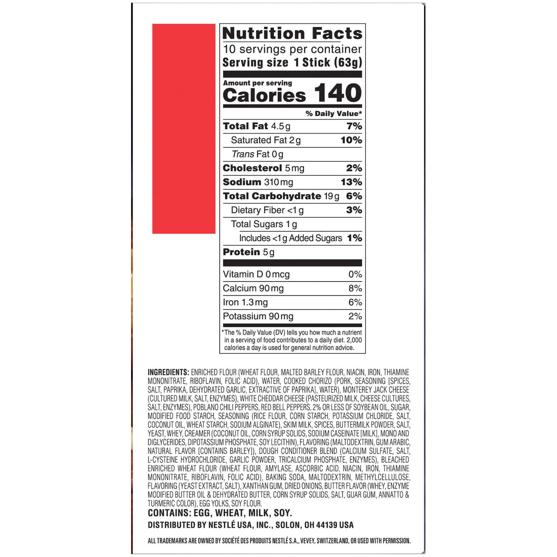 slide 5 of 8, Hot Pockets Fiery Chorizo Queso Fundido Stuffed Pretzels, 10 ct; 22.5 oz