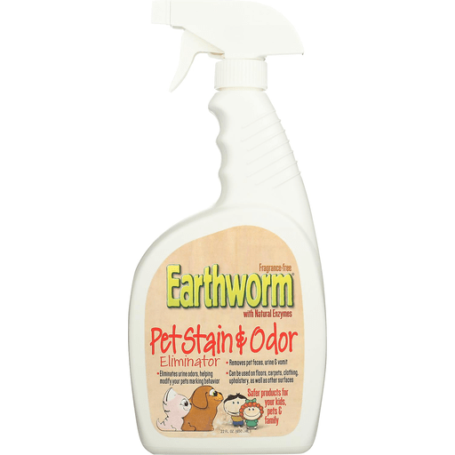 slide 1 of 1, Earthworm Pet Stain And Odor Eliminator, 22 fl oz