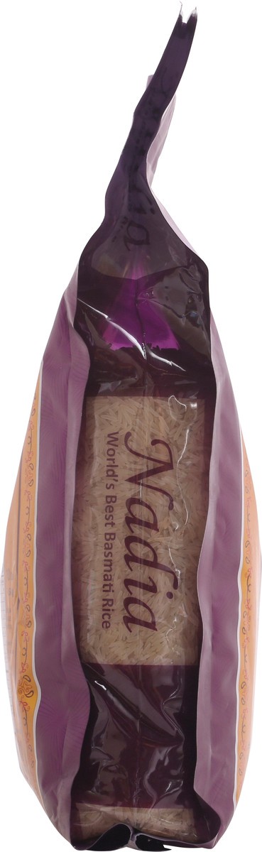 slide 4 of 9, Nadia Basmati Sella Rice Extra Long Grain - 10 LB, 10 lb