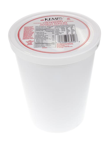 slide 1 of 1, Kemps Natural Nonfat Strawberry Yogurt, 5 lb