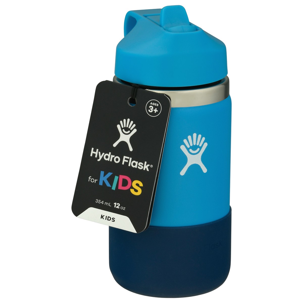 slide 2 of 9, Hydro Flask For Kids 12 Ounce Wide Mouth Pacific Bottle 1 ea, 12 oz