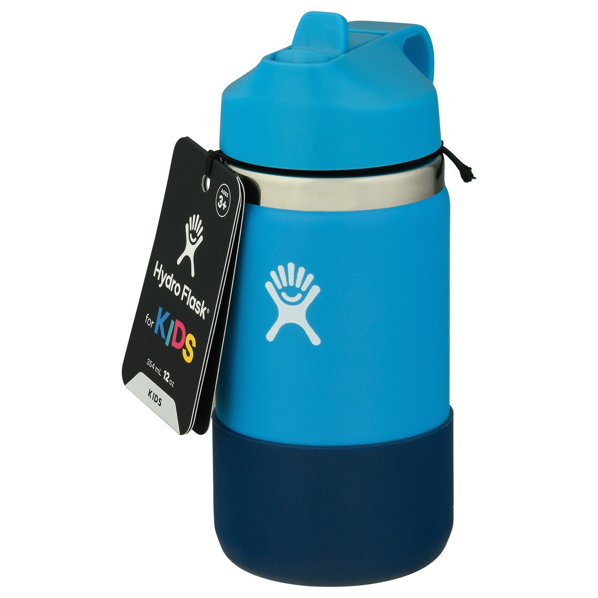 slide 3 of 9, Hydro Flask For Kids 12 Ounce Wide Mouth Pacific Bottle 1 ea, 12 oz