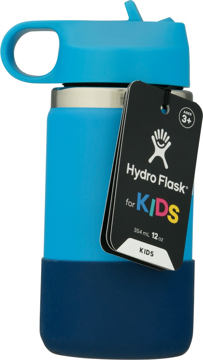 slide 8 of 9, Hydro Flask For Kids 12 Ounce Wide Mouth Pacific Bottle 1 ea, 12 oz