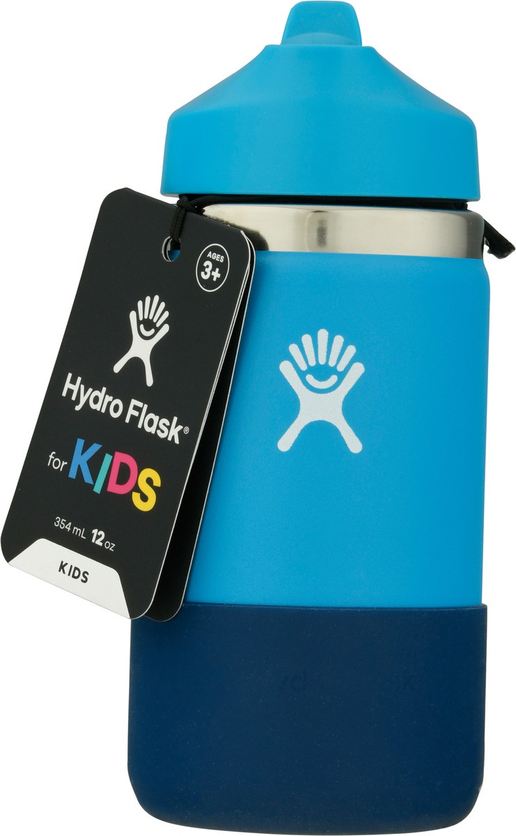 slide 6 of 9, Hydro Flask For Kids 12 Ounce Wide Mouth Pacific Bottle 1 ea, 12 oz