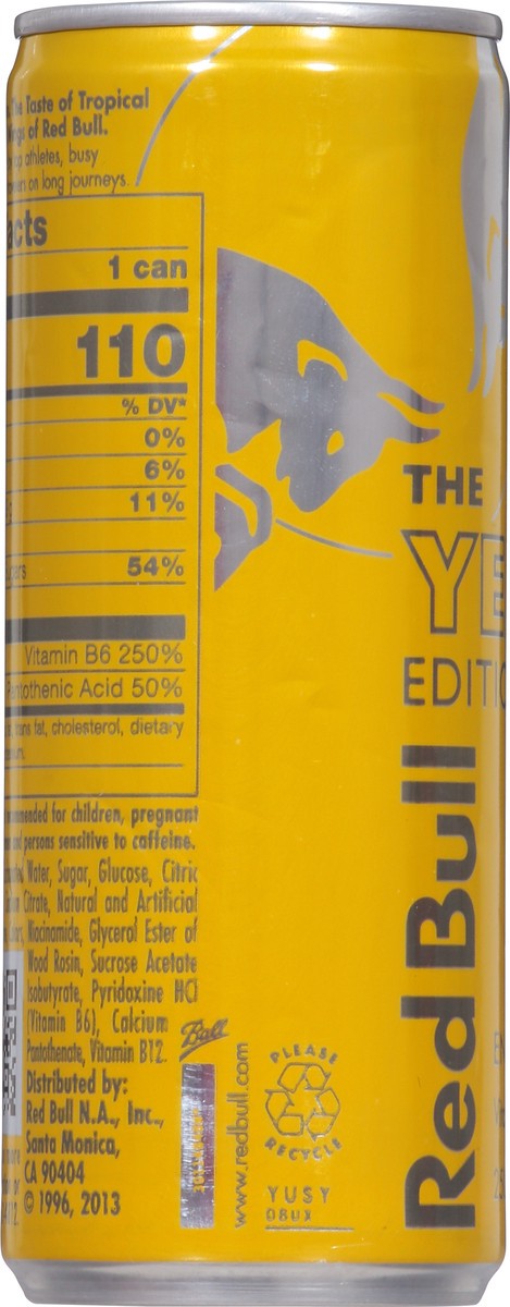 slide 11 of 13, Red Bull Yellow Edition - 8.4 fl oz, 8.4 fl oz