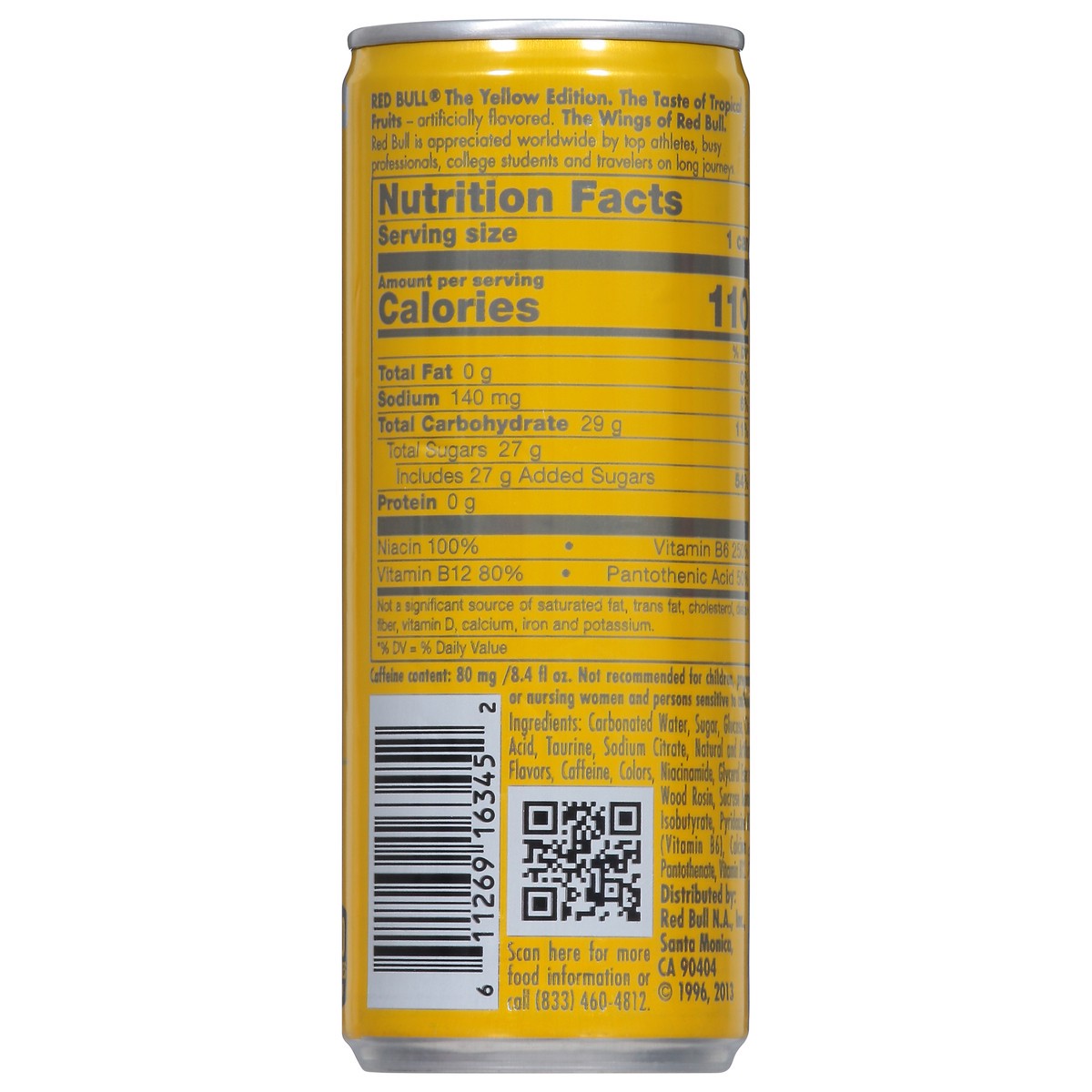 slide 5 of 13, Red Bull Yellow Edition - 8.4 fl oz, 8.4 fl oz