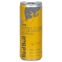 Red Bull Yellow Edition Energy Drink, Tropical, 80mg Caffeine, 8.4 fl oz Can