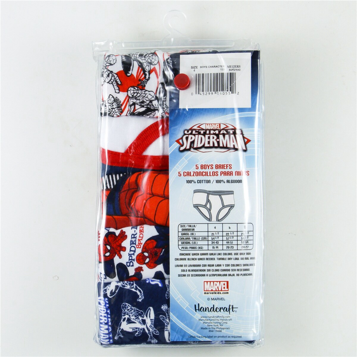 slide 2 of 2, Marvel Boys' Spider-Man Assorted Briefs Underwear - Multi 4, 5 ct
