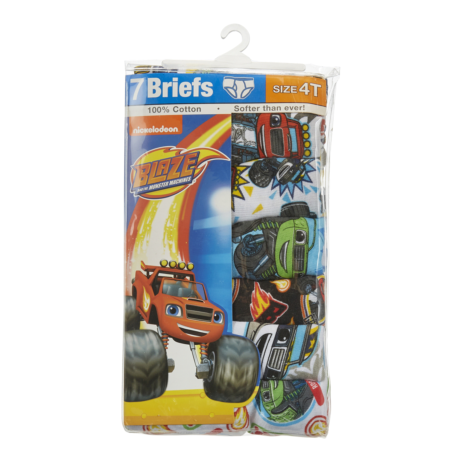 slide 1 of 1, Blaze Tdlr Boy Brief Uw Tbup9402 Ast 4T, 7 ct