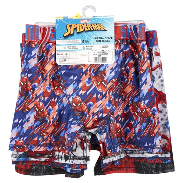 slide 4 of 29, Marvel Boys' Spider-Man 4pk Underwear - 8, 4 ct