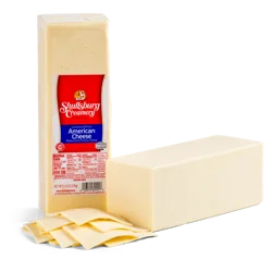 Sliced American White Cheese