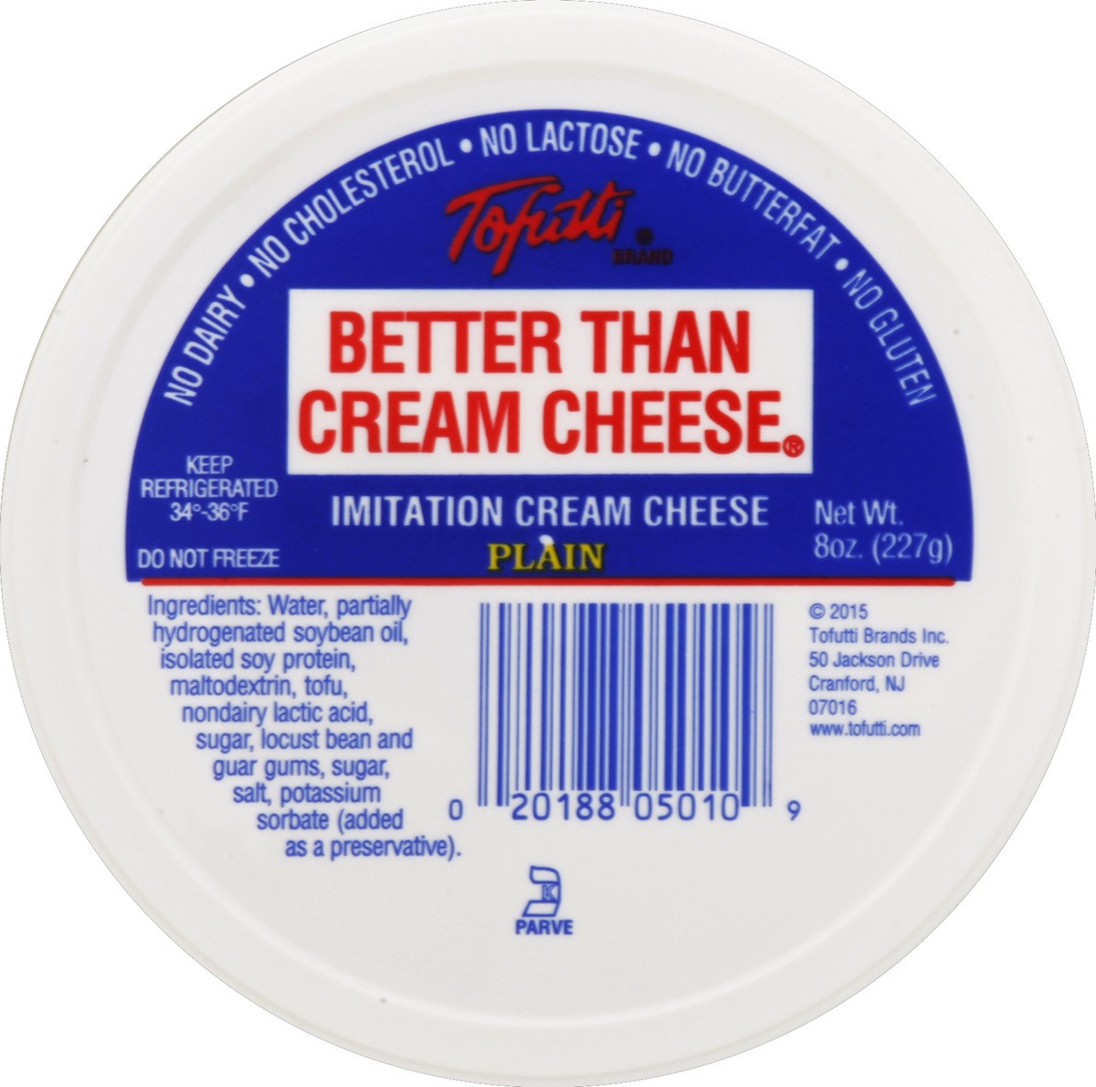 slide 3 of 4, Tofutti Imitation Cream Cheese 8 oz, 8 oz