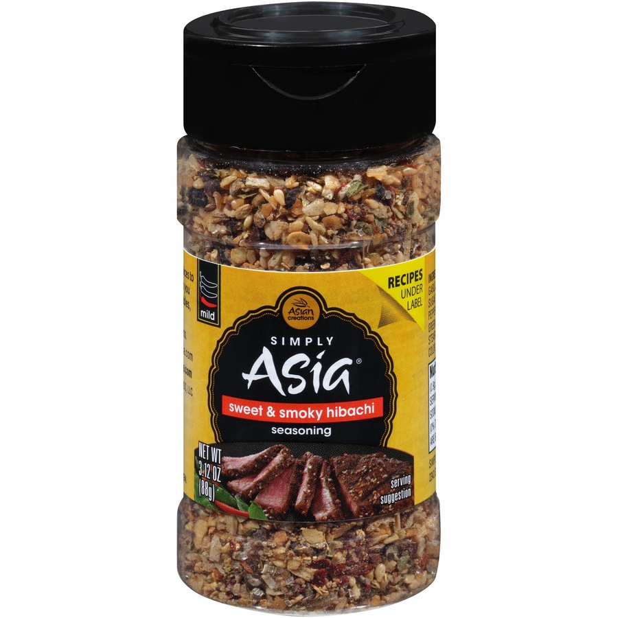 slide 1 of 1, Simply Asia Sweet & Smoky Hibachi Seasoning, 3.12 oz