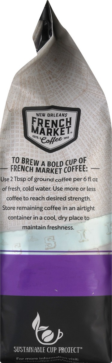 slide 9 of 12, French Market Coffee Light Roast Ground King Cake Blend Coffee 12 oz, 12 oz