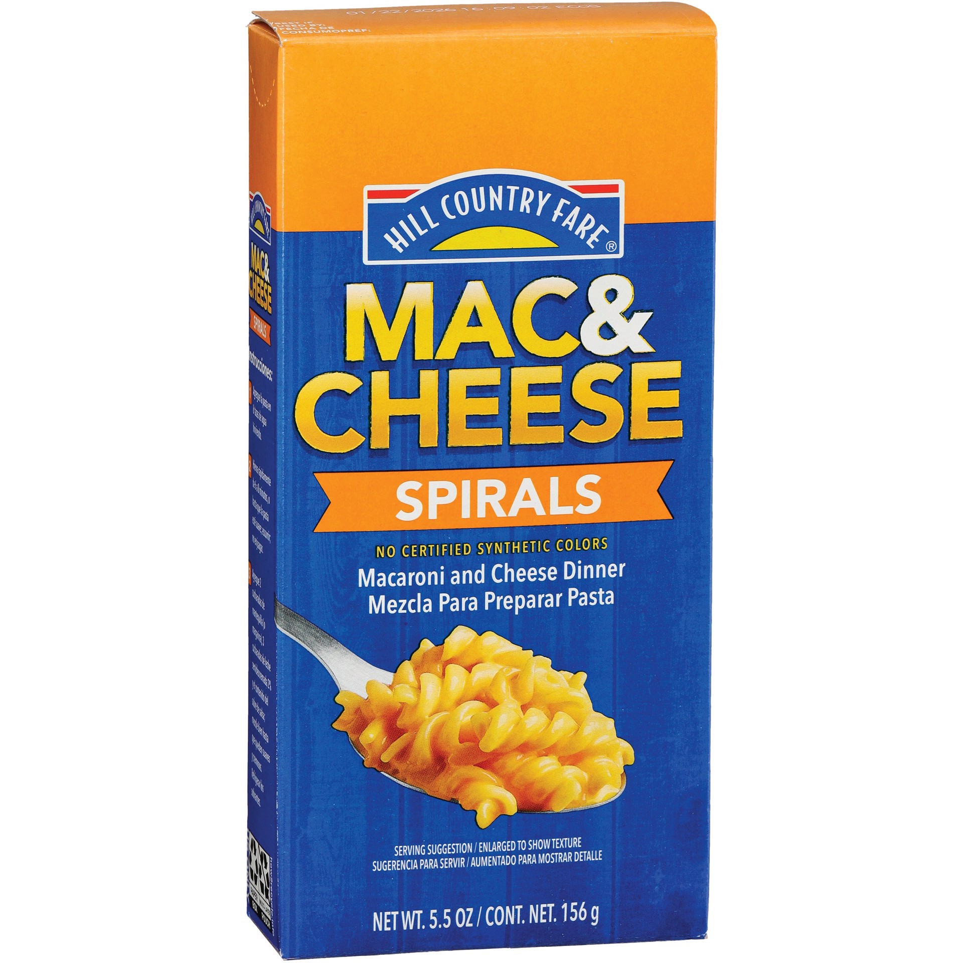 slide 1 of 1, Hill Country Fare Spirals Mac & Cheese, 5.5 oz