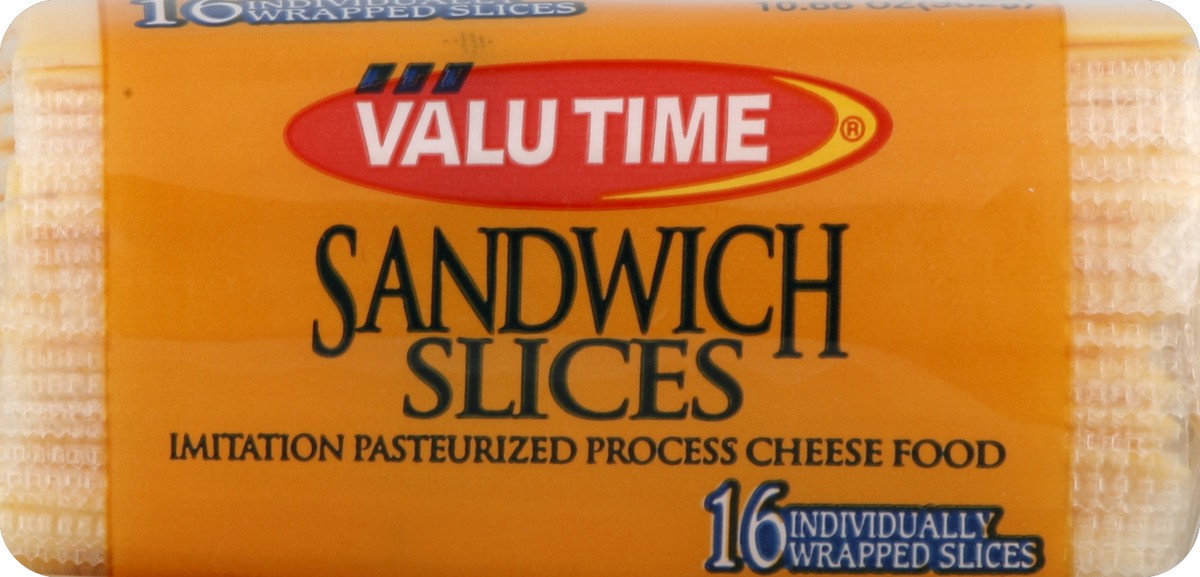 slide 4 of 5, Valu Time American Flavored Sandwich Slices, 10.67 oz