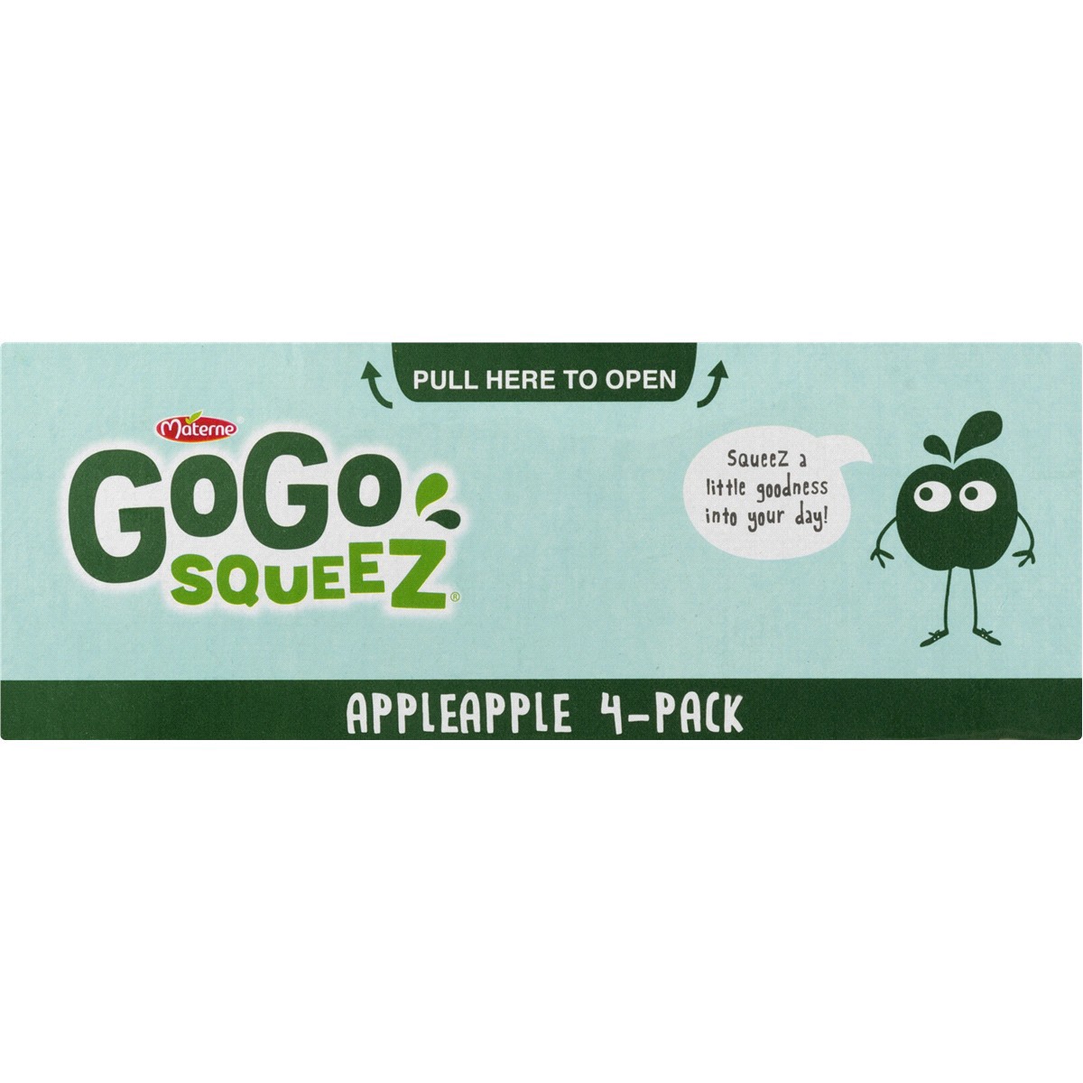 slide 4 of 7, GoGo squeeZ Apple Apple Applesauce and Fruit Puree Pouches, 3.2 oz (4 Pack), 4 ct