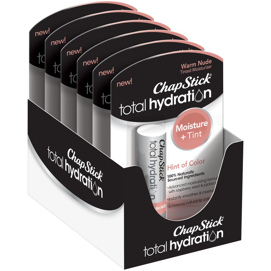 Chapstick Total Hydration Warm Nude Tint Tinted Moisturizer Lip Balm 0