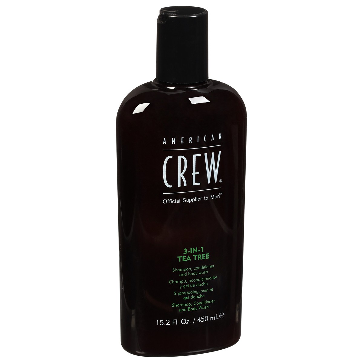 slide 2 of 9, American Crew Shampoo, Conditioner And Body Wash, Tea Tree, 3-In-1, 15.2 fl oz