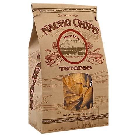 slide 1 of 1, Nuevo Leon Nacho Chips, 14 oz