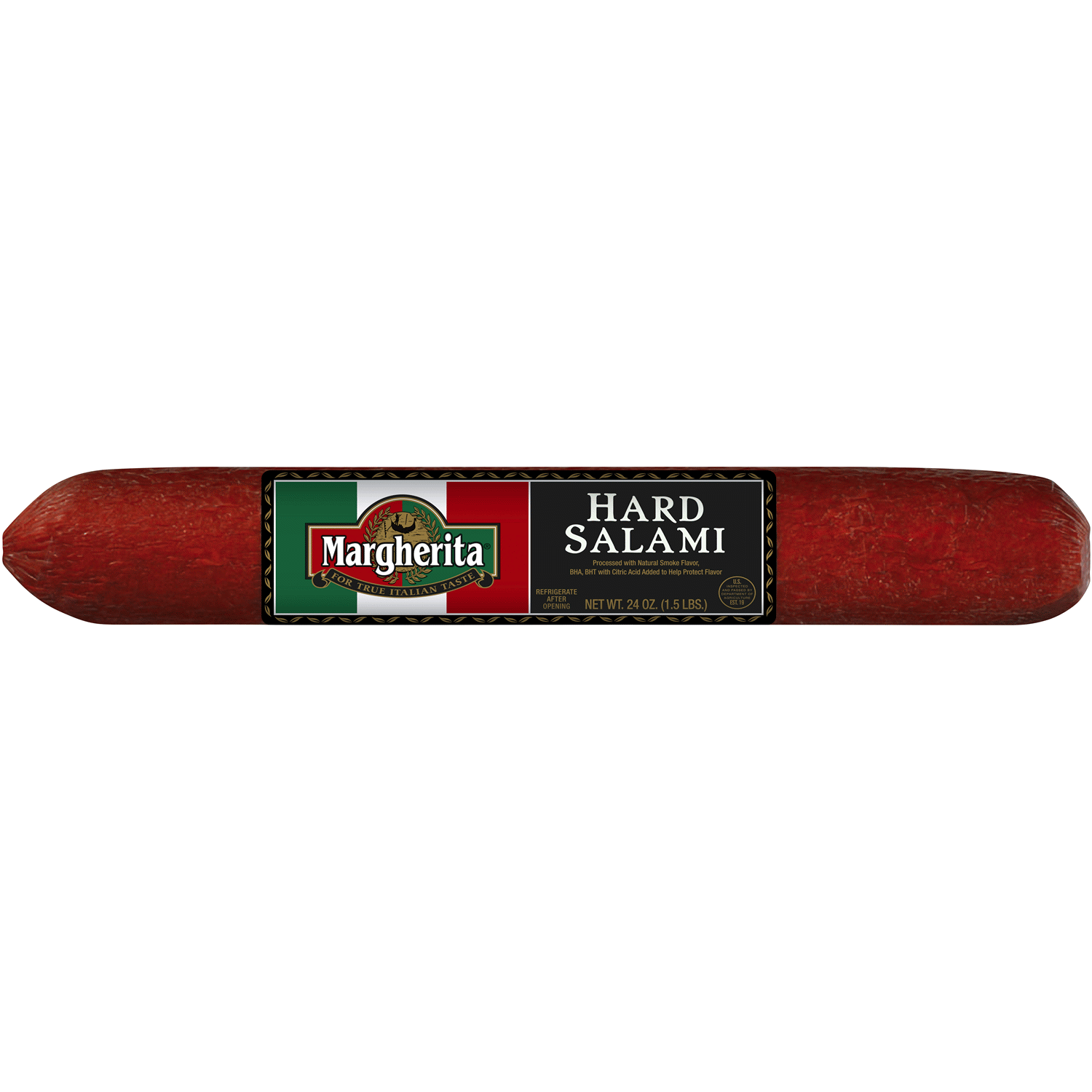 slide 1 of 1, Margherita Hard Salami Stick, 24 oz, 24 oz