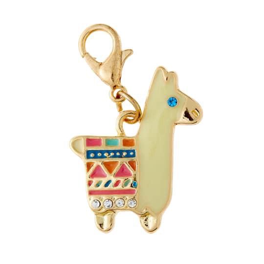 slide 1 of 2, Multicolor Llama Charm By Bead Landing, 30mm x 20mm