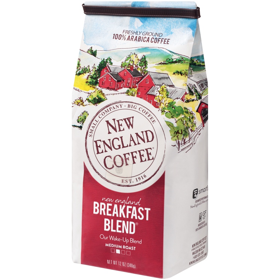 slide 6 of 7, New England Coffee Medium Roast Breakfast Blend Coffee - 12 oz, 12 oz