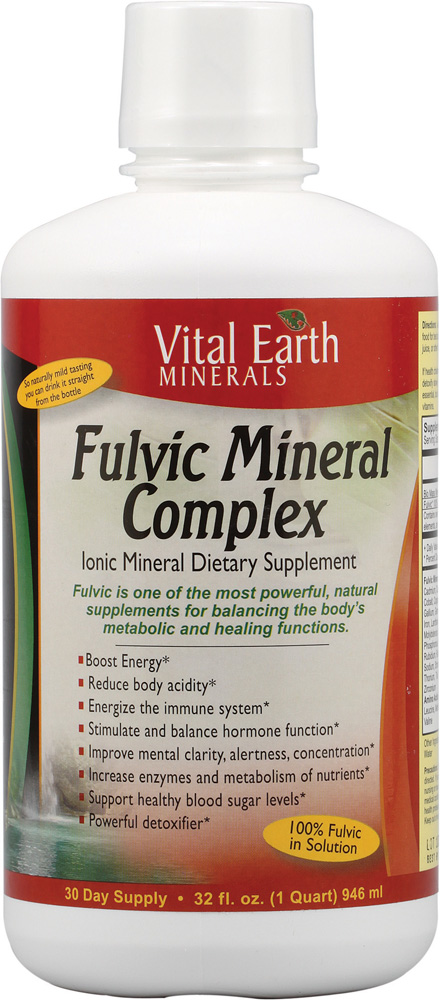 slide 1 of 1, Vital Earth Fulvic Mineral Com, 1 ct