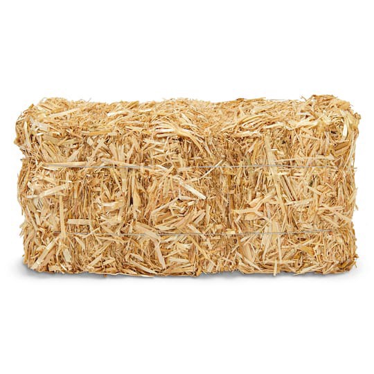 slide 1 of 8, Decorative Straw Bale By Ashland, 5 in x 6 in x 13 in