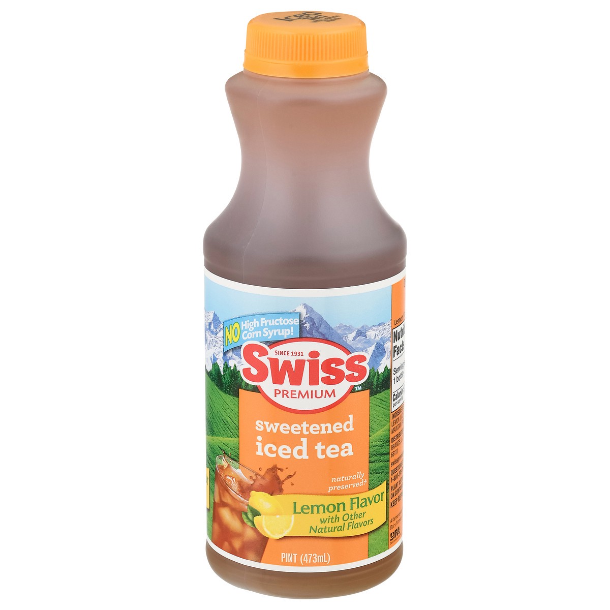 slide 3 of 14, Swiss Premium Lemon Flavor Sweetened Iced Tea - 1 pint - 1 pint, 1 pint