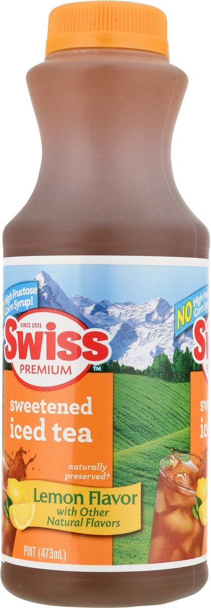 slide 9 of 14, Swiss Premium Lemon Flavor Sweetened Iced Tea - 1 pint - 1 pint, 1 pint