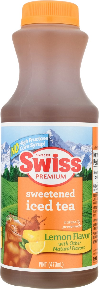 slide 12 of 14, Swiss Premium Lemon Flavor Sweetened Iced Tea - 1 pint - 1 pint, 1 pint