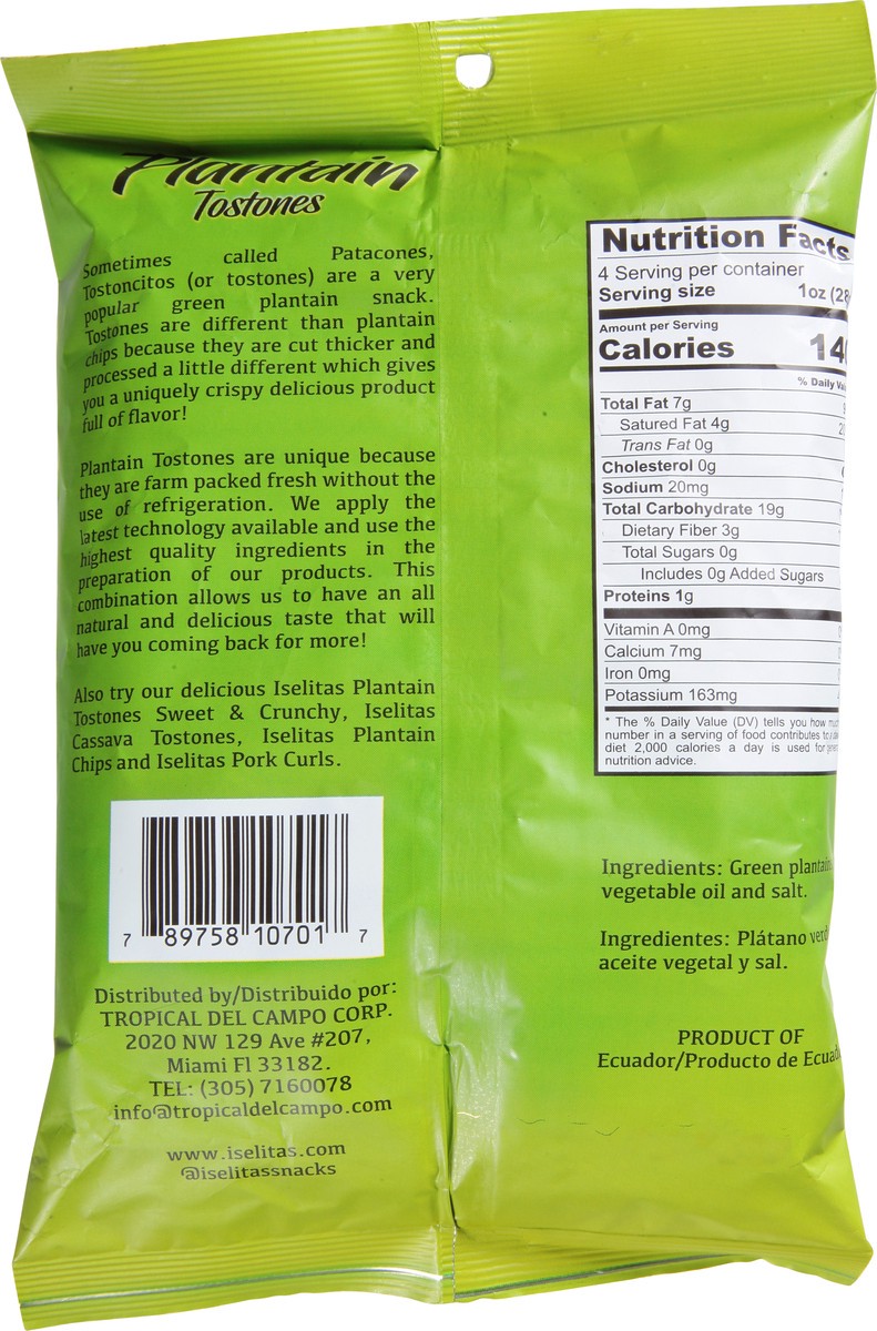 slide 2 of 11, Iselitas Premium Lightly Salted Plantain Tostones 4.0 oz, 4 oz