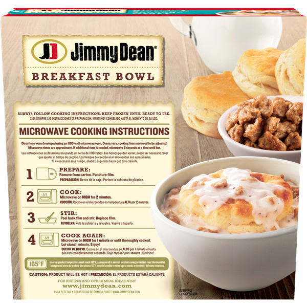 slide 13 of 17, Jimmy Dean Biscuit & Sausage Gravy Breakfast Bowl, 7 oz