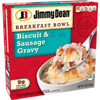 slide 7 of 17, Jimmy Dean Biscuit & Sausage Gravy Breakfast Bowl, 7 oz
