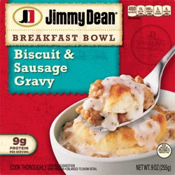 Jimmy Dean Breakfast Bowl, Biscuit & Sausage Gravy, Frozen, 9 oz Bowl