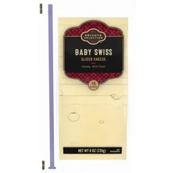 Private Selection Baby Swiss Sliced Cheese