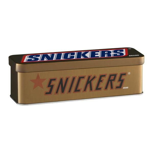 slide 1 of 1, Snickers Minis Heritage Tin, 3.75 oz