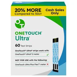 OneTouch Ultra Test Strips, 60 ct