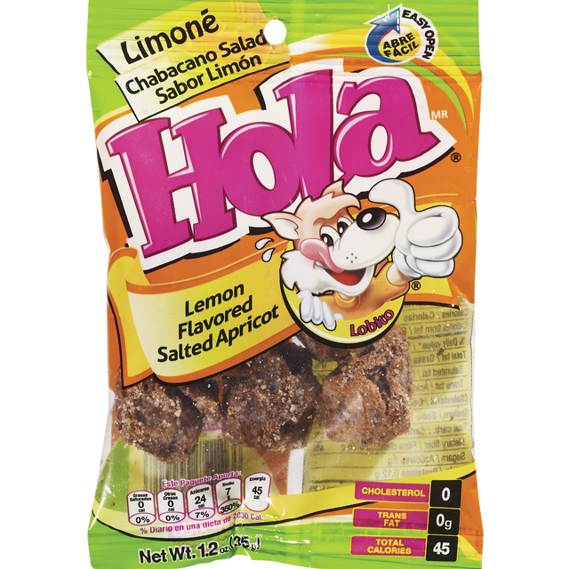 slide 1 of 1, Hola Lobito Hola Saladitos Limon, 1.2 oz