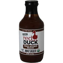 Red Duck Organic Smoked Applewood Molasses BBQ Sauce