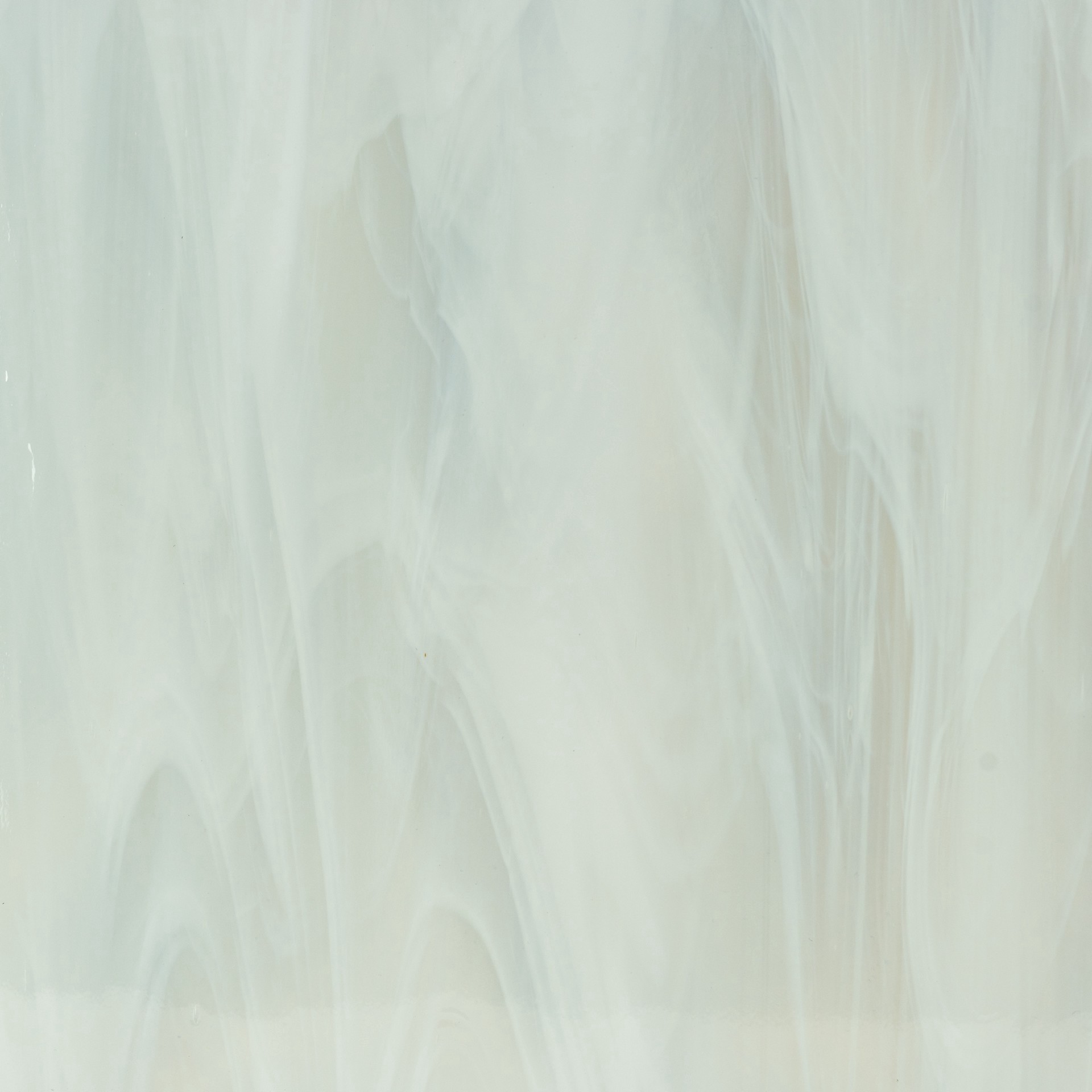 slide 2 of 3, Oceanside Glass & Tile Oceanside Compatible 12" X 12" Clear/white Wispy Smooth Fusible Glass, 12 in x 12 in