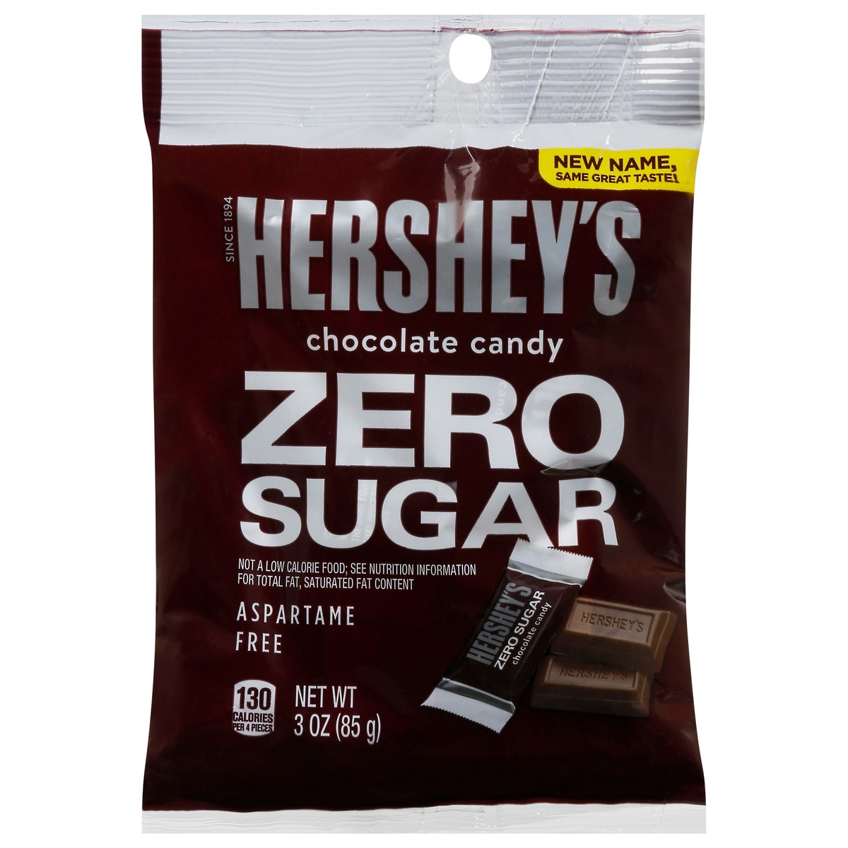 slide 1 of 2, Hershey's Sugar-Free Chocolates, 3 oz