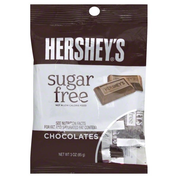 slide 1 of 9, Hershey's Zero Sugar Chocolate Candy Bag, 3 oz, 3 oz