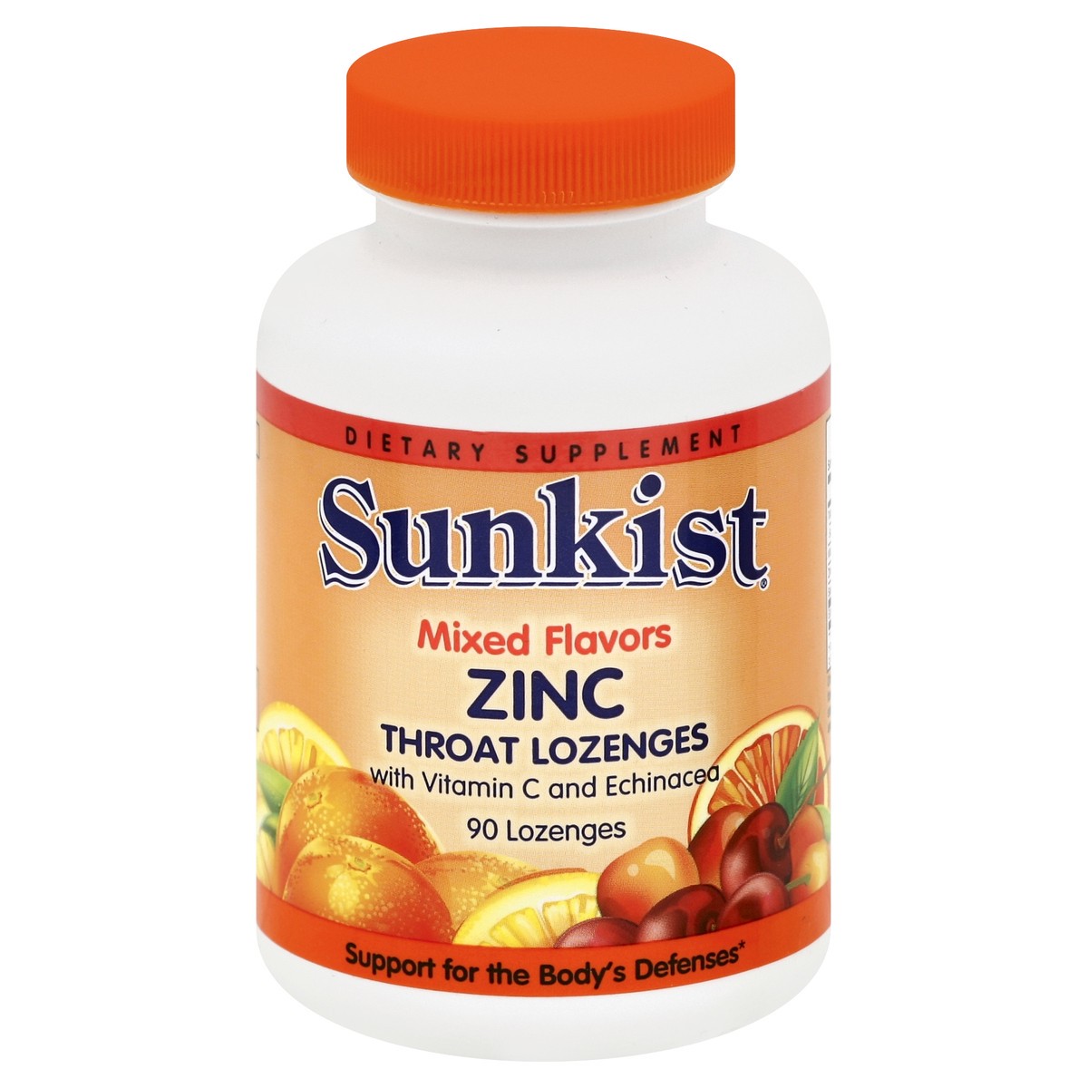 slide 3 of 3, Sunkist Throat Lozenges 90 ea, 9 ct