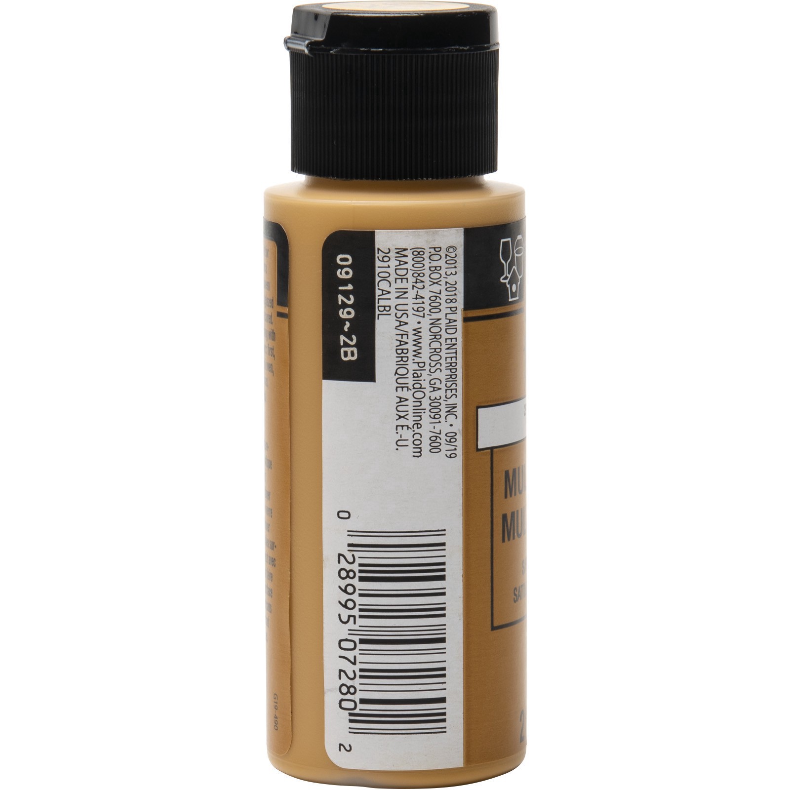 slide 3 of 4, Folkart Multi-Surface Satin Acrylic Paint, 2oz., 2 oz