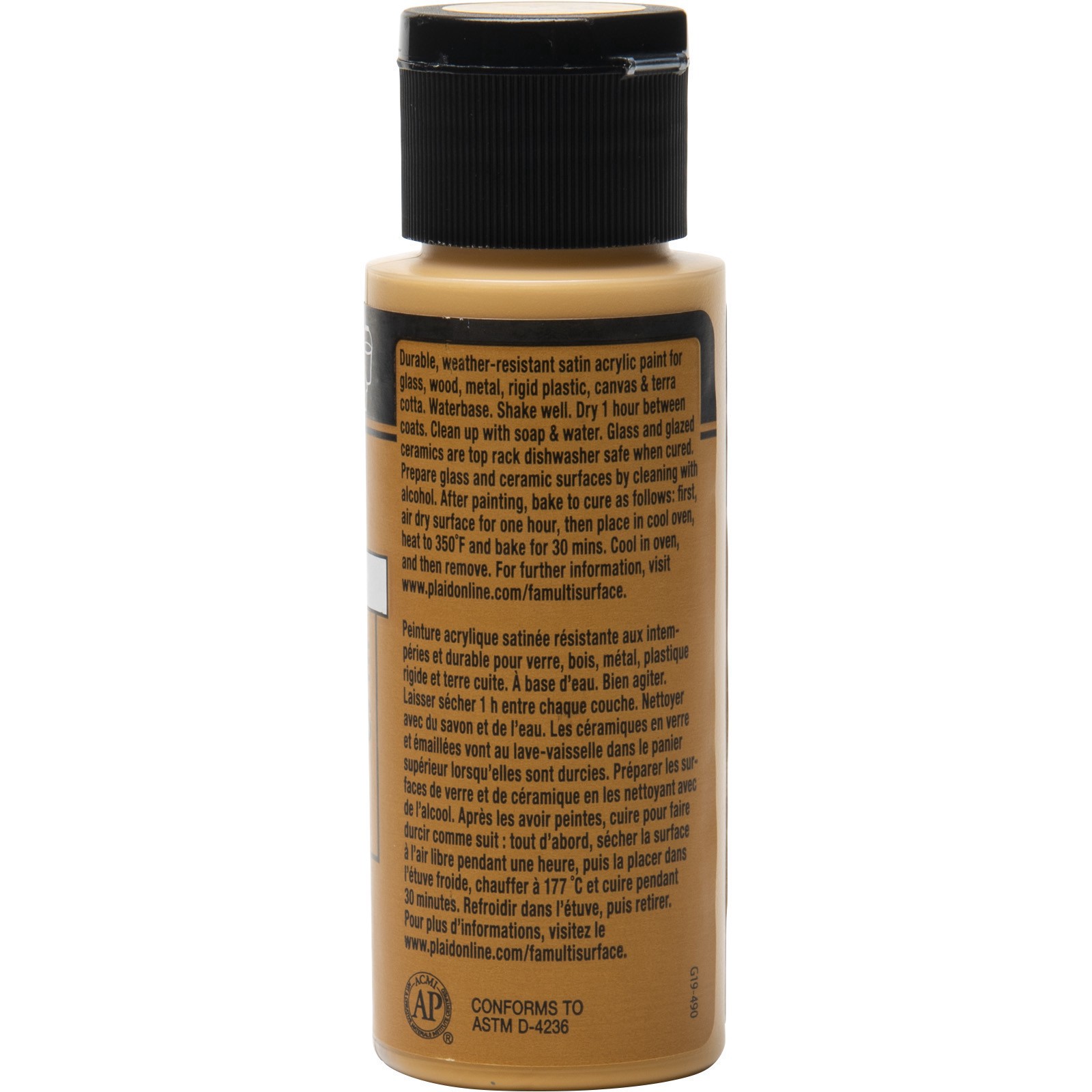 slide 2 of 4, Folkart Multi-Surface Satin Acrylic Paint, 2oz., 2 oz