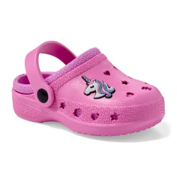 Sol Borne Beach Toddler Girls' Coast Unicorn Injected Eva Clogs, Pink, Size 5